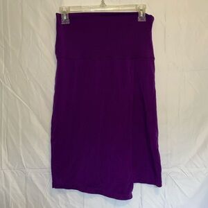 Athleta Purple Asymmetrical Pencil Skirt Cocktail